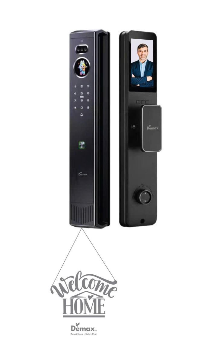 khoá nhận diện khuôn mặt Demax EL-MS999 Ai CNC Face ID