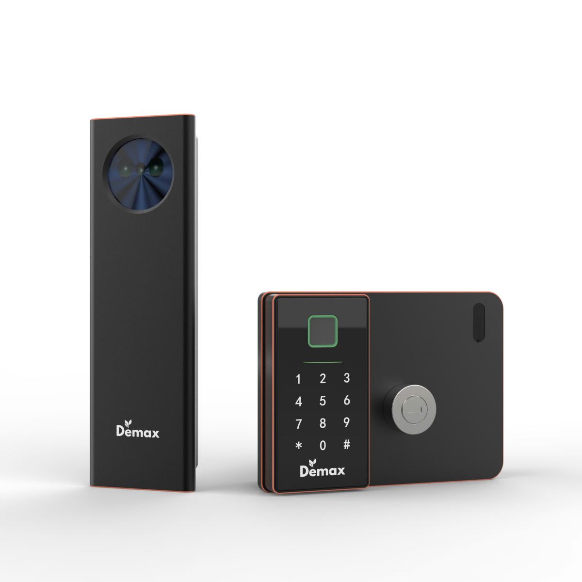 Khóa cửa cổng sắt Demax EL-G908 AC CNC Face-ID