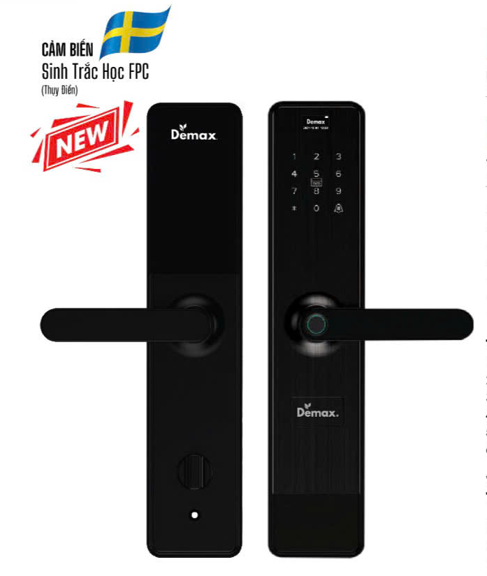 Khoá cửa vân tay Demax EL-C68 BN