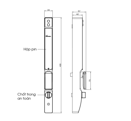 kích thước Demax SL802